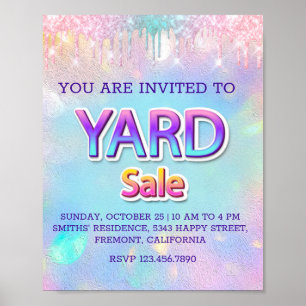 Yard Sale ROSA Drifts HoloGrapcement Livcement Poster
