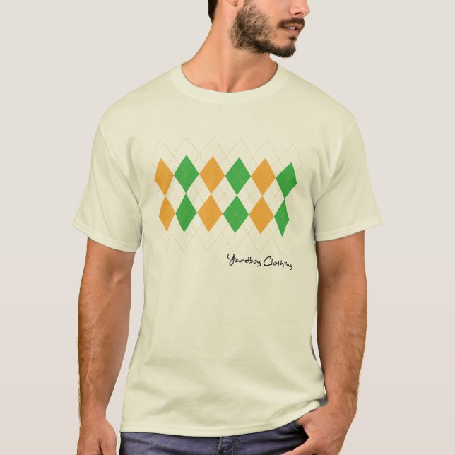 Yardboy LeFlore Argyle skjorta Tee Shirt (Framsida)