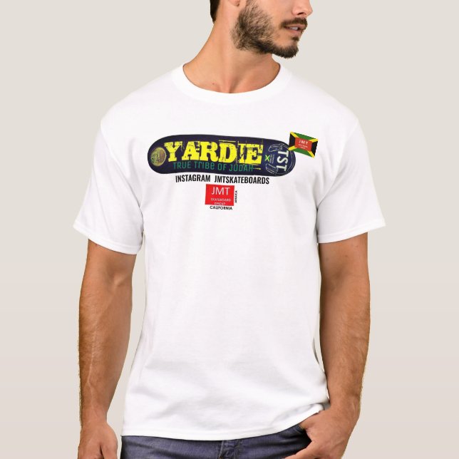 YARDIE SKATEBOARD T-Shirt (Framsida)