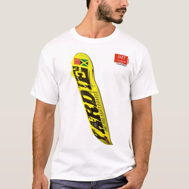 YARDIE SKATEBOARD T-Shirt (Framsida)