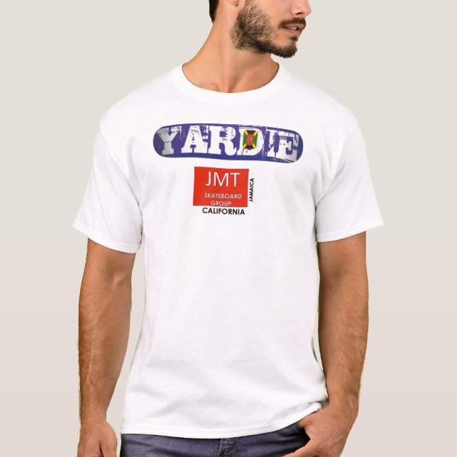 YARDIE SKATEBOARD T-Shirt (Framsida)