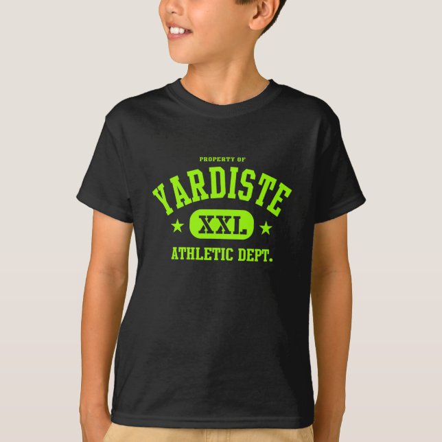 Yardiste idrotts- XXL T-shirt (Framsida)