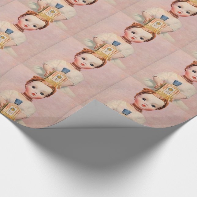 Yardley på 1950-talet och Madame Alexander doll Presentpapper (Hörn)