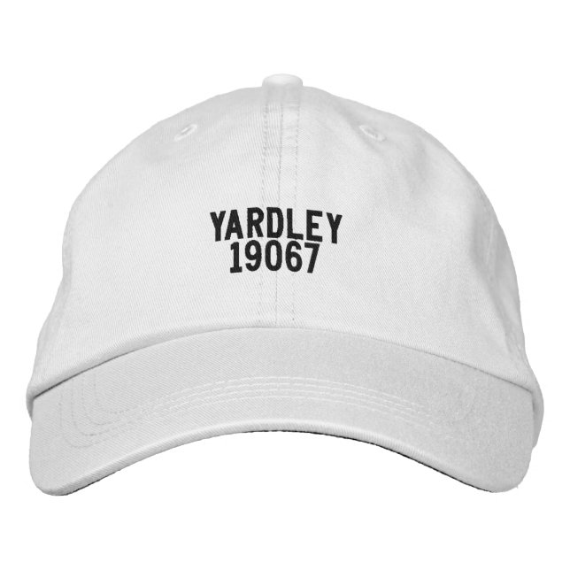 YARDLEY Pennsylvania Hat Broderad Keps (Framsida)