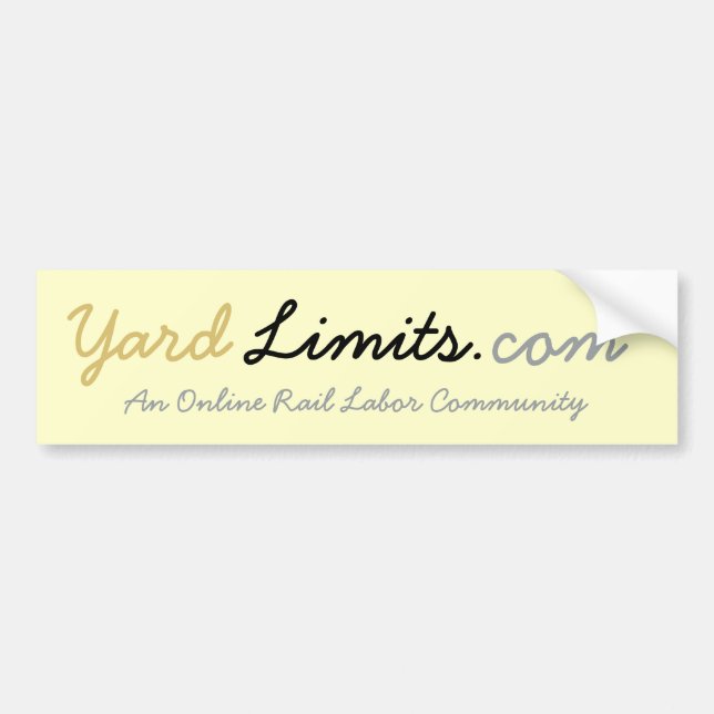 YardLimits.com Klistermärke (Framsidan)