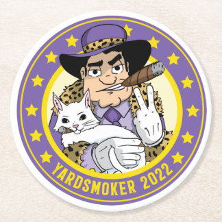 Yardsmoker Underlägg Papper Rund