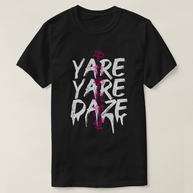 Yare Yare Daze .png T Shirt (Design framsida)
