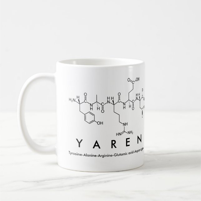 Yaren peptide namn mugg (Vänster)