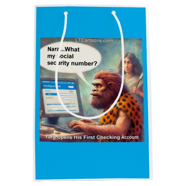 Yarg’s First Login: Banking Like a Caveman (Framsidan)