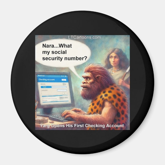 Yarg’s First Login: Banking Like a Caveman Magnet (Framsidan)