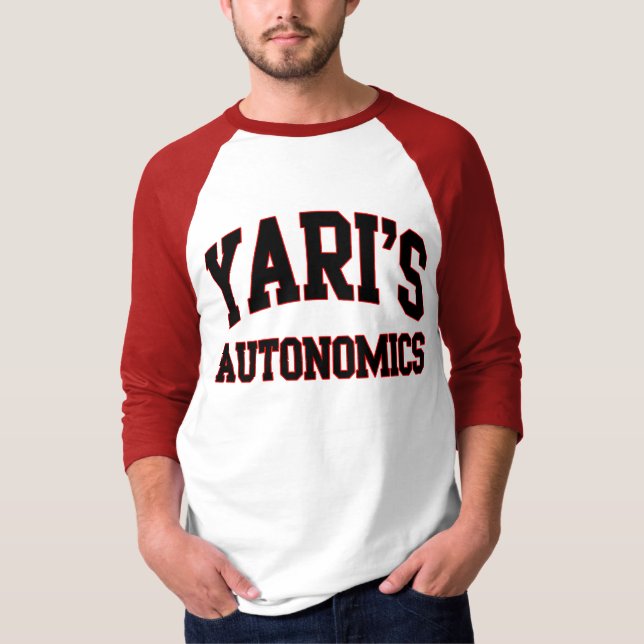 Yaris skjorta för lag t för Autonomics softball Tee (Framsida)
