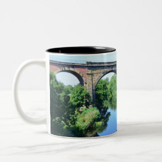 Yarm On Tees Viadukt Två-Tonad Mugg