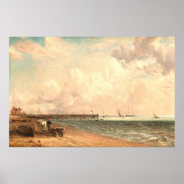 Yarmouth Jetty - John Constable Fine Art Poster (Framsidan)