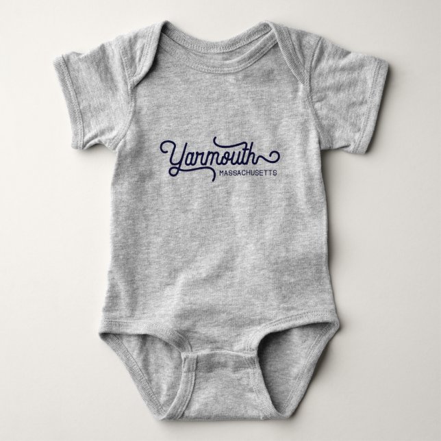 Yarmouth Massachusetts Baby Ensemblen T Shirt (Framsida)