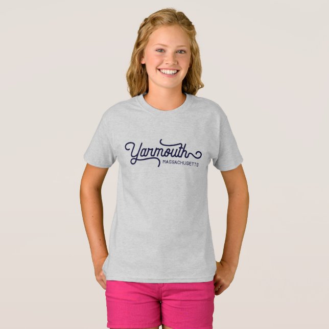 Yarmouth, Massachusetts T-shirt (Hel framsida)