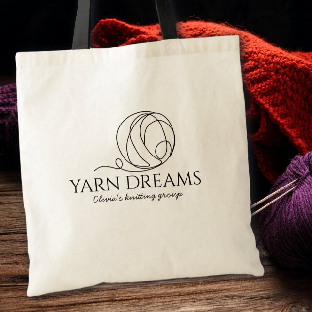 Yarn Dreams Minimalist Name Tygkasse (Skapare uppladdad)