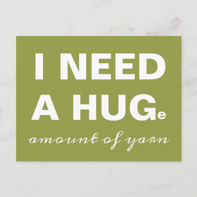 Yarn Joke Vykort (Framsida)