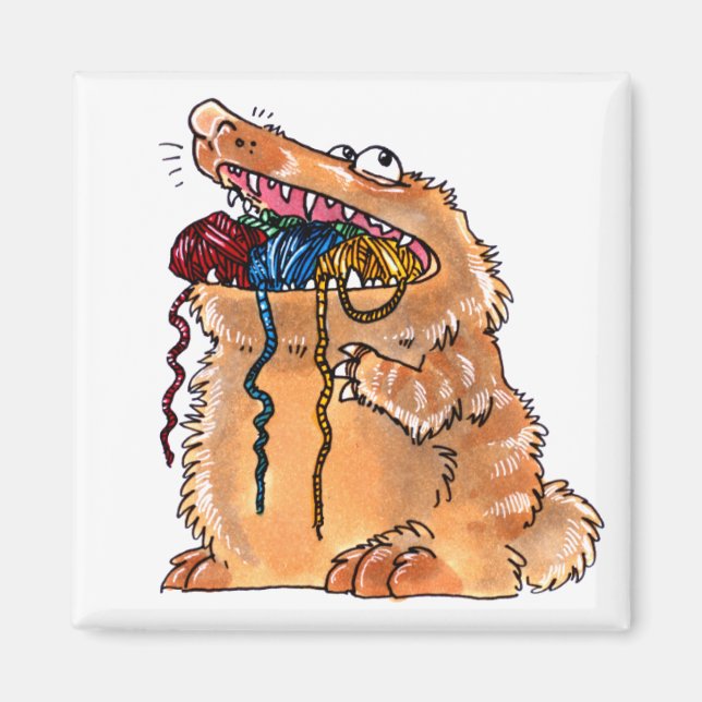 Yarn Monster Magnet (Framsidan)