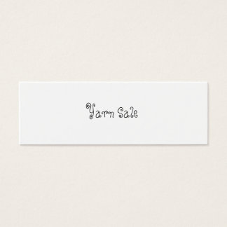 Yarn Sale Litet Visitkort