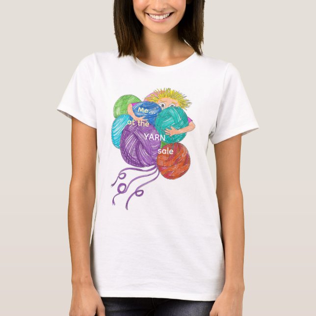 Yarn Sale T Shirt (Framsida)