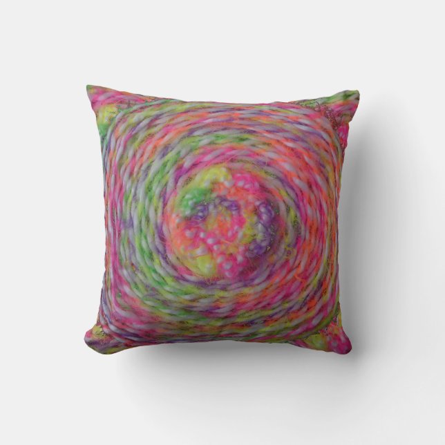 Yarn Swirl Pillow Kudde (Framsida)