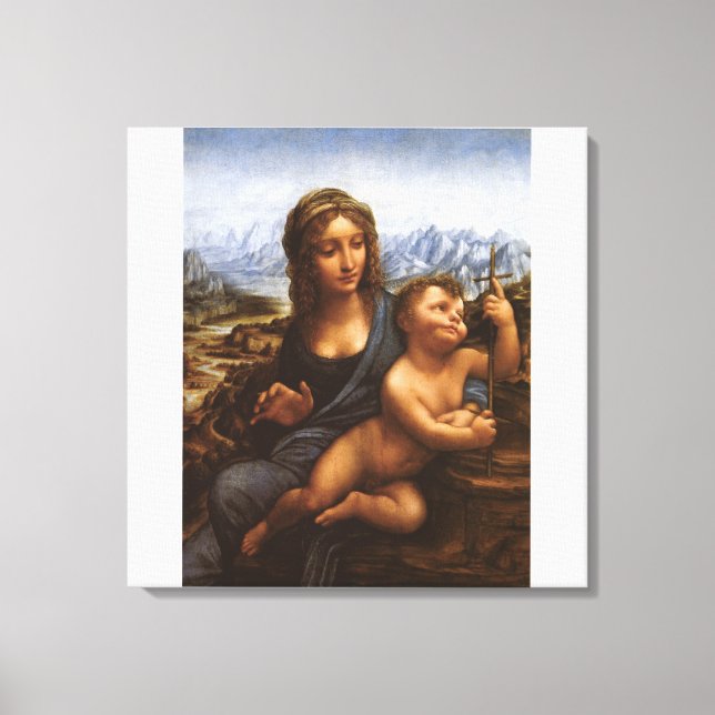 Yarnwinder circa 1501 Madonna Canvastryck (Framsida)