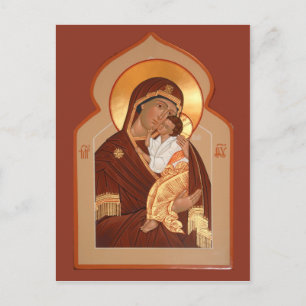 Yaroslavl' Mor av Guds Prayer Card Vykort