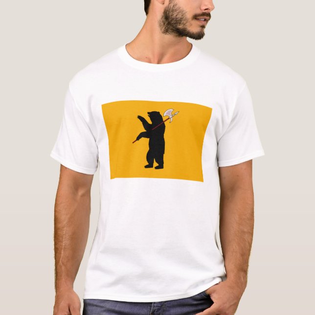 Yaroslavl Oblast flagga T Shirt (Framsida)