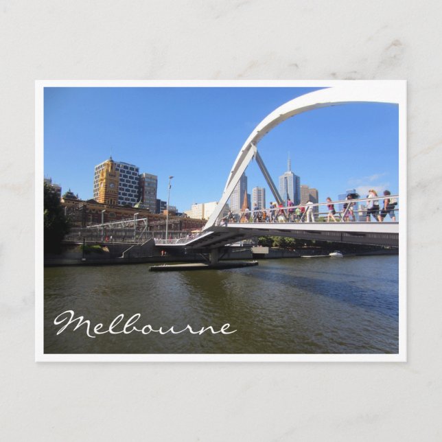 yarra Footbridge Vykort (Framsida)