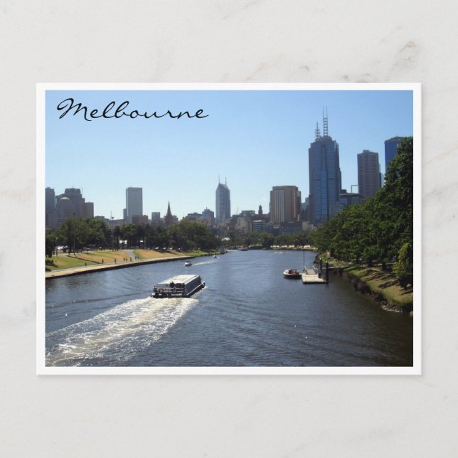 yarra melbourne vykort (Framsida)