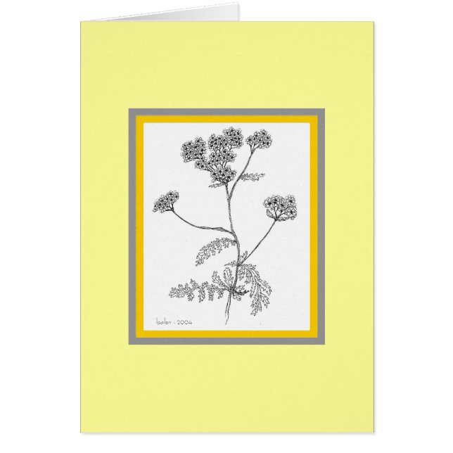 Yarrow Hälsningskort (Framsidan)