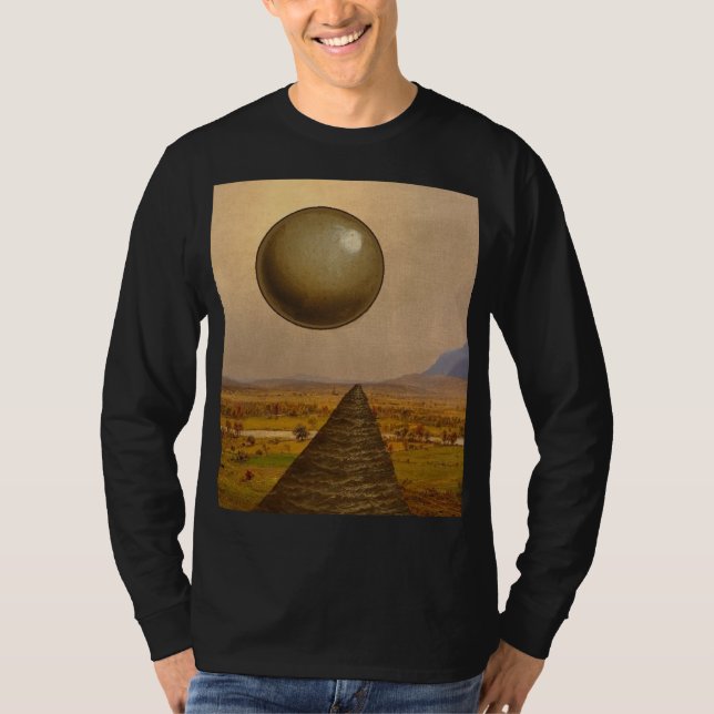 Yarrow Reunion Shirt (stor logotyp i Långärmaden) T Shirt (Framsida)