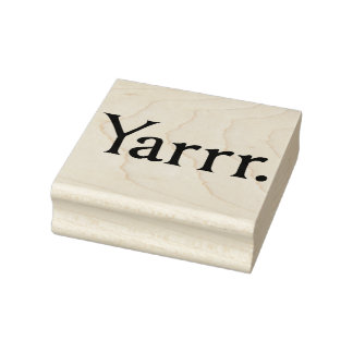 Yarrr Pirat Frimärke Stämpel