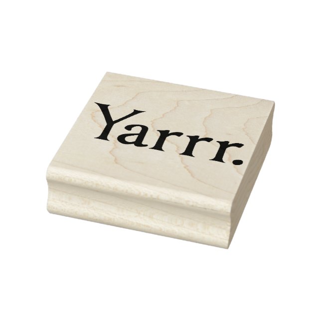 Yarrr Pirat Frimärke Stämpel (Stämpel)