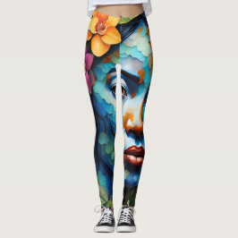 "Yarumi" Orchid Spirit - Kvinnor i Amazonas Leggings