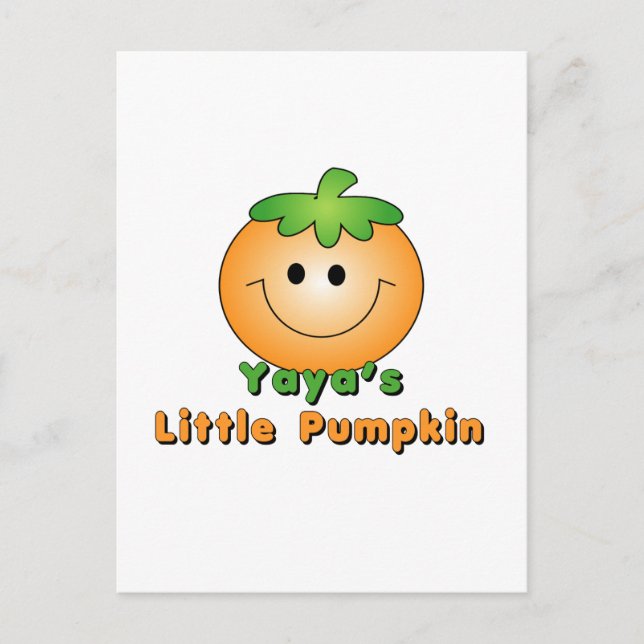 Ya's Little Pumpkin Vykort (Framsida)