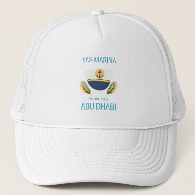 Yas Marina Abu Dhabi Lyx Seglingsklubb Keps (Framsida)
