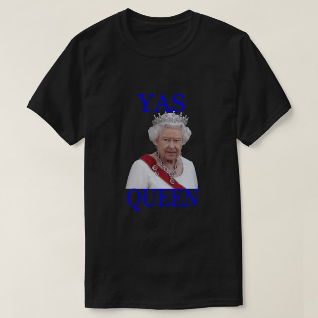 YAS QUEEN  Classic T Shirt (Design framsida)