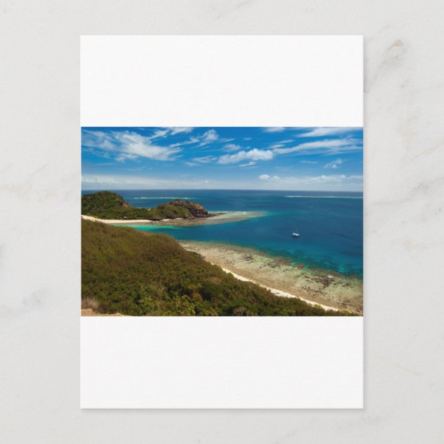 Yasawa öarna fiji vykort (Framsida)