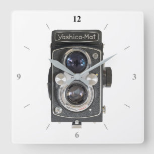 Yashica-Mat Fyrkantig Klocka