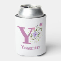Yasmin Namn med en blomsterdesign