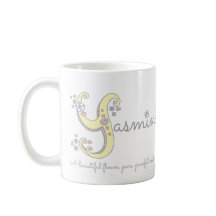 Yasmine känd menande dekorativ Y monogrammugg