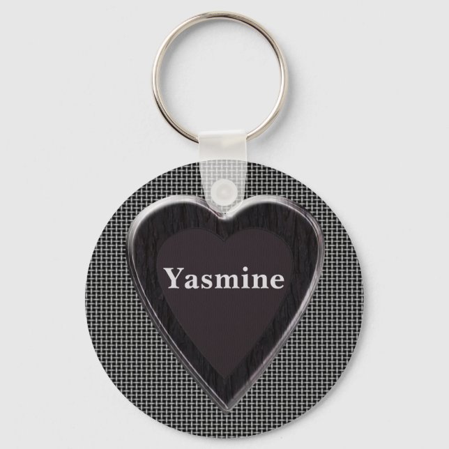 Yasmine Stole Min Hjärtnyckelring Nyckelring (Framsida)