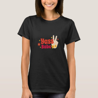 Yass Babe Peace Händer Premium T Shirt