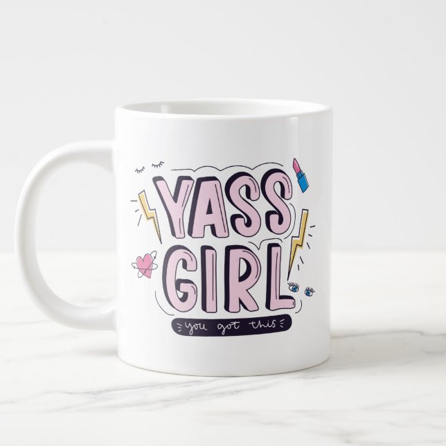 Yass Girl | Din Har Jumbo Mugg (Vänster)
