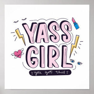 Yass Girl Din Har Poster