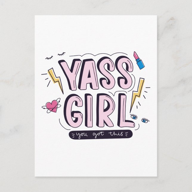 Yass Girl | Din Har Vykort (Framsida)