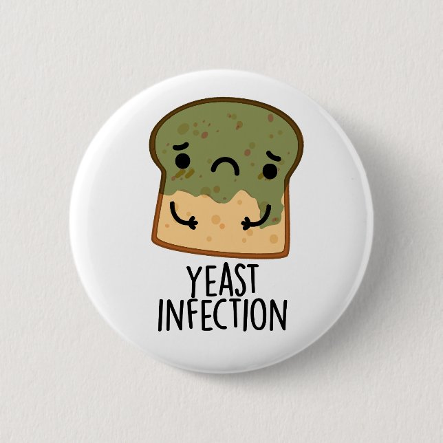 Yast Infection Funny Bread Pun Knapp (Framsida)
