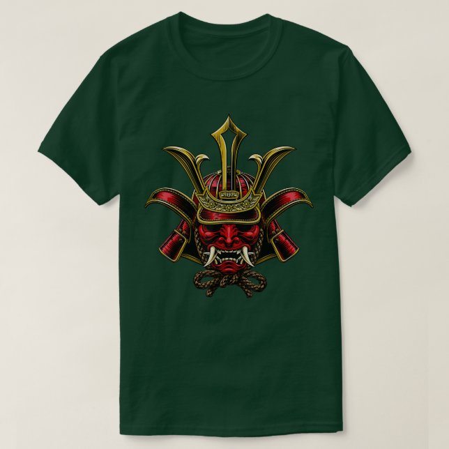 Yasuke Black Japanska Samurai Bushido Warrior Kata T Shirt (Design framsida)