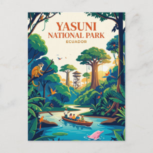 Yasuni nationalpark Ecuador Vykort